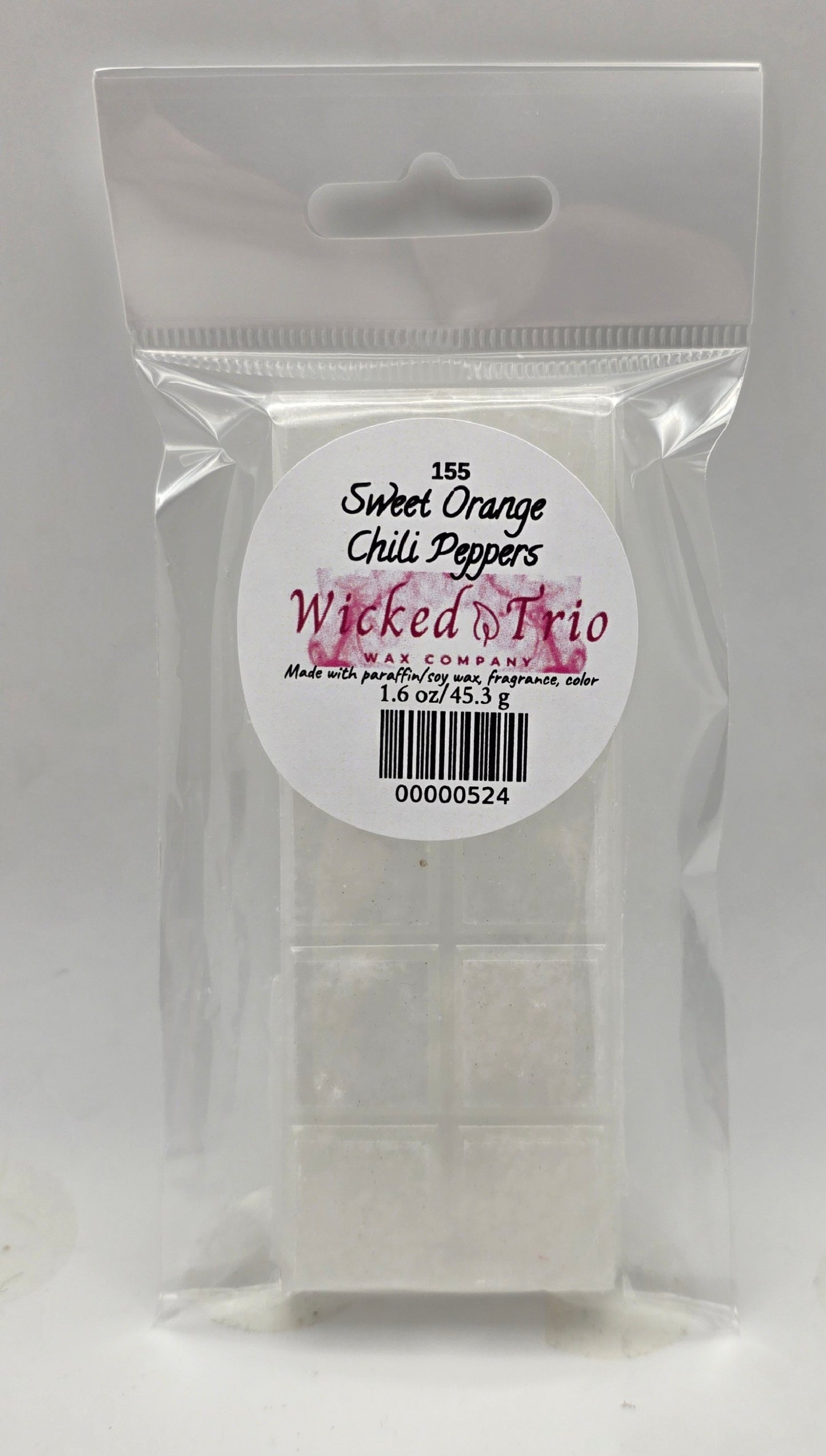 155 Sweet Orange Chili Pepper Wax Melt