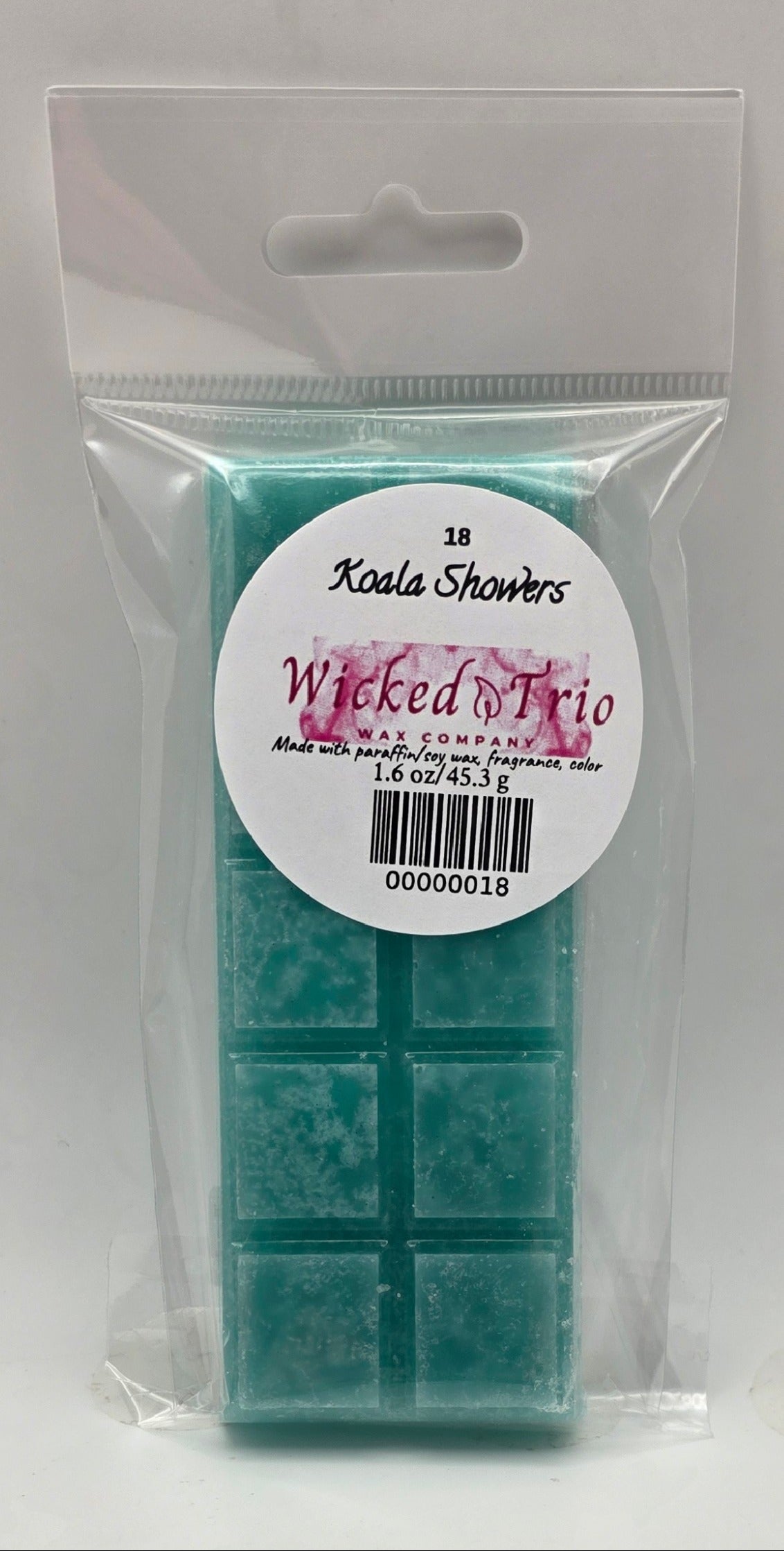 18 Koala Showers Wax Melt