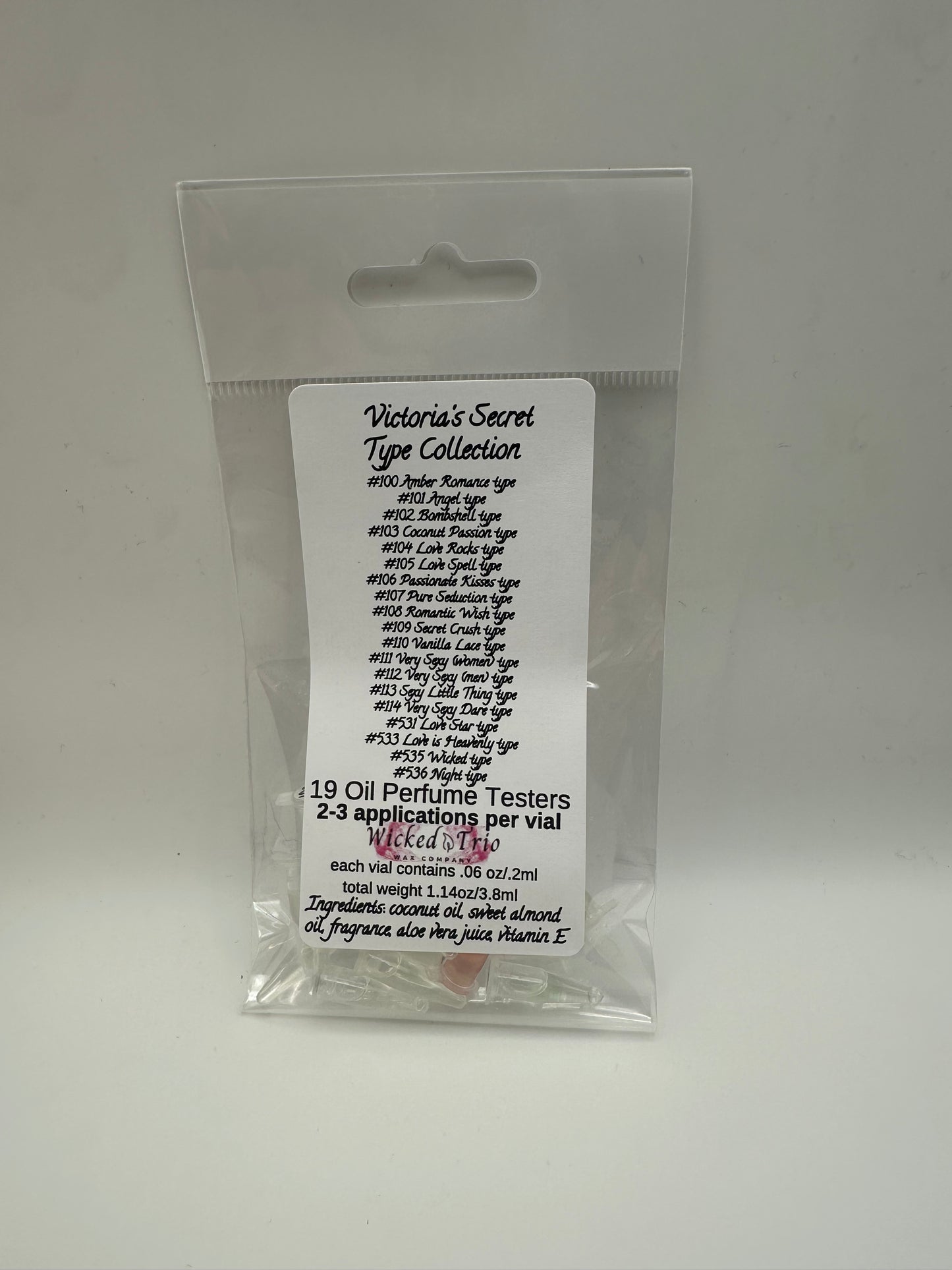 Victorias Secret Type Sample Set