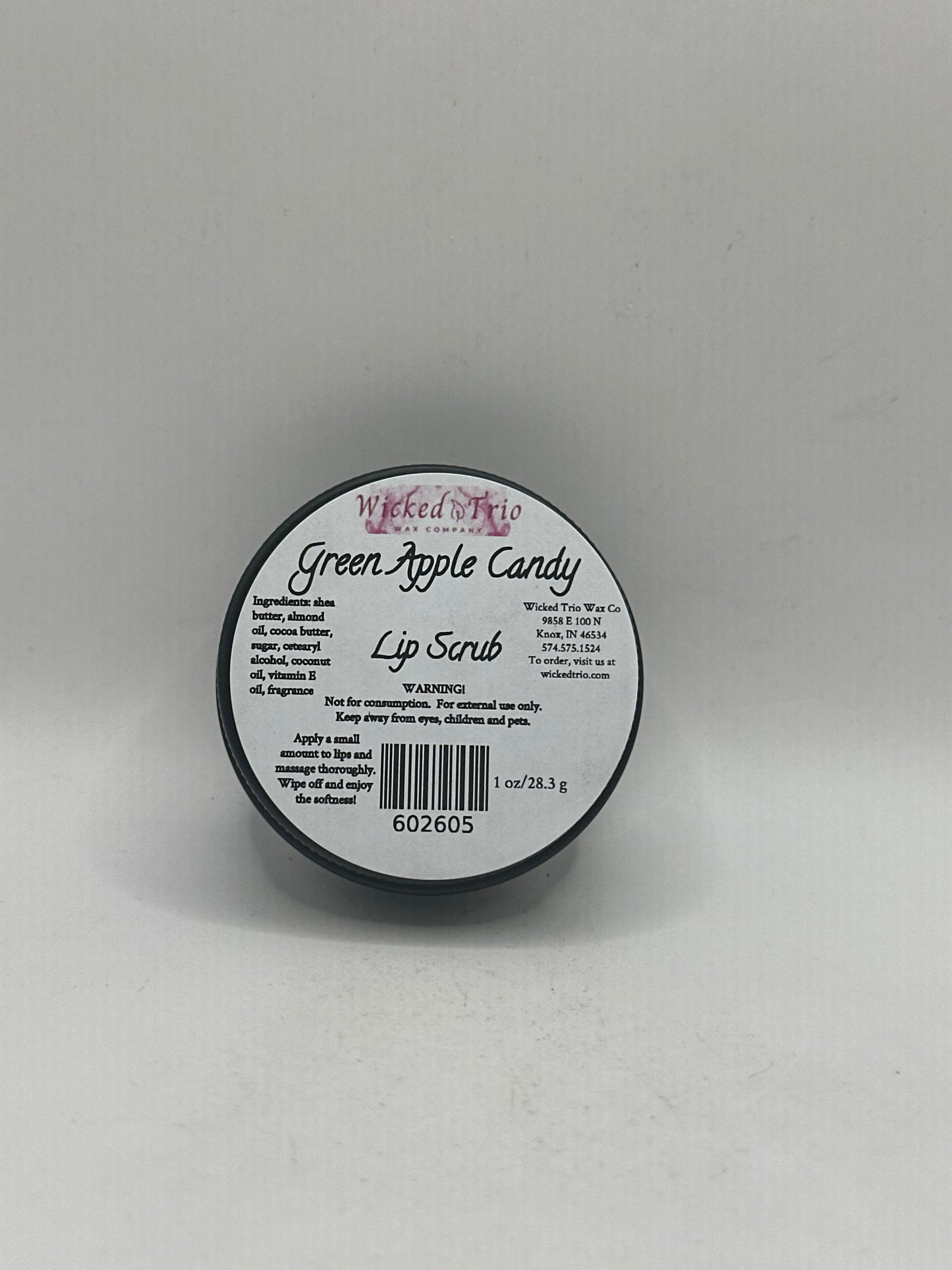 323 Green Apple Candy Lip Scrub