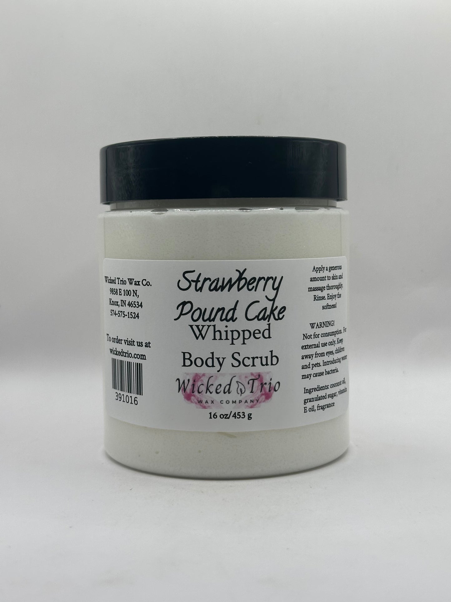 Strawberry Pound Cake Whipped Body Scrub