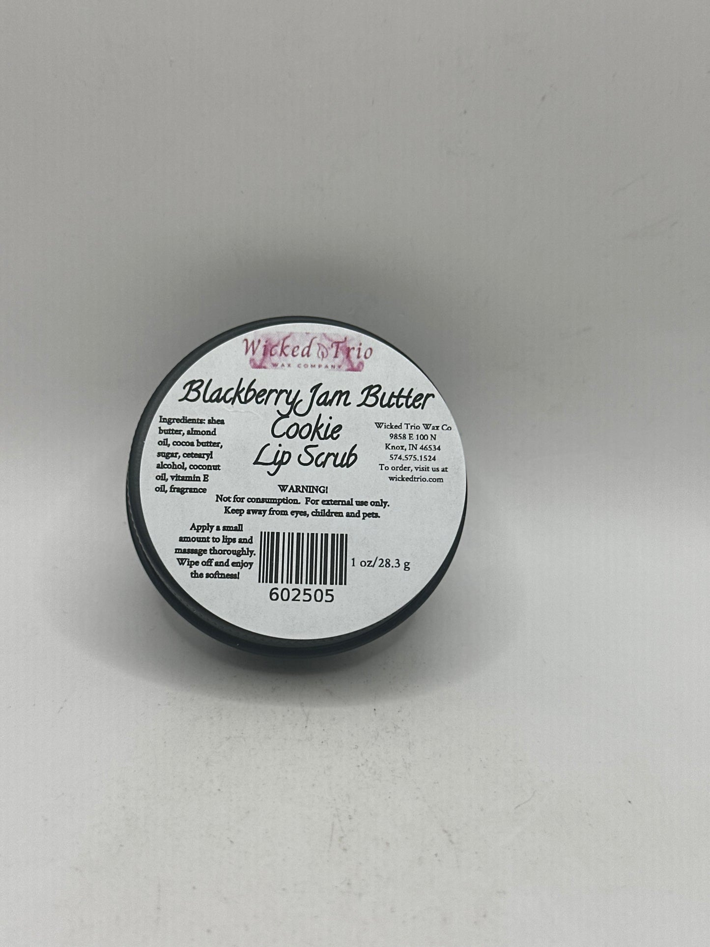 332 BlackBerry Jam Butter Cookie Lip Scrub