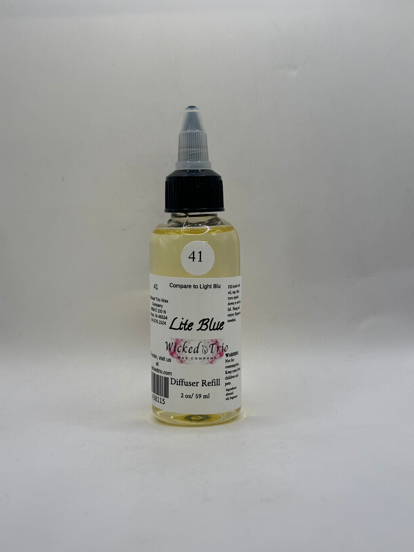 41 Light Blue Diffuser Oil