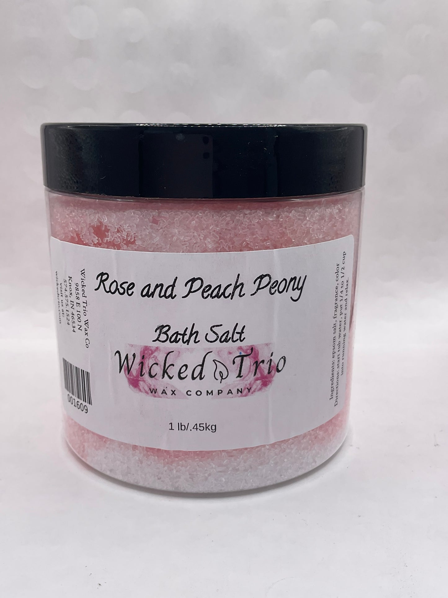 Rose and Peach Peony Bath Salt 86