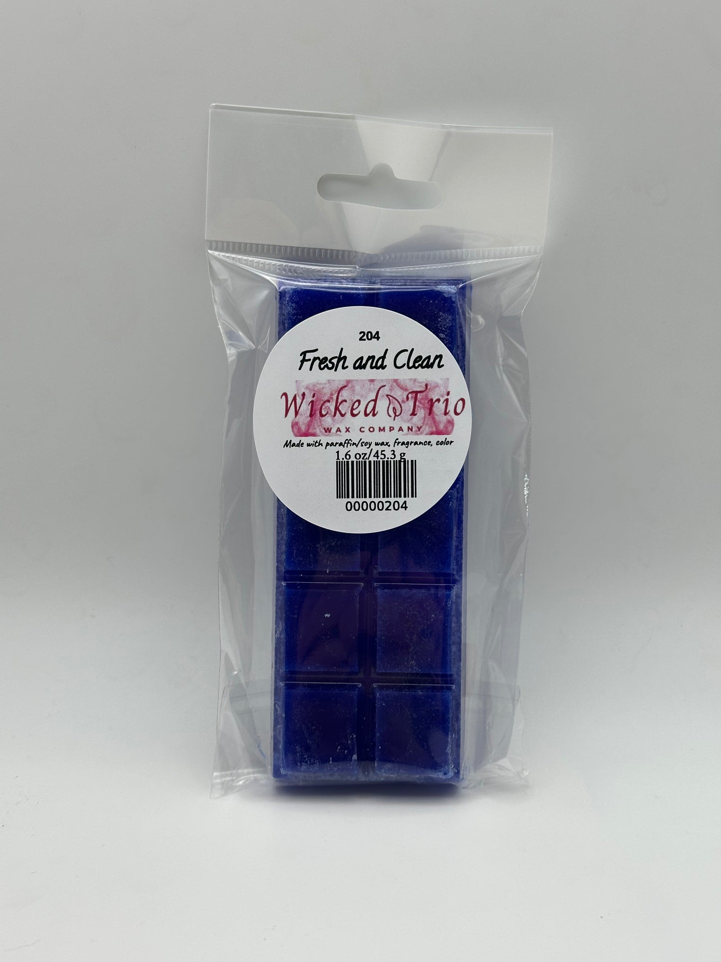 204 Fresh and Clean Wax Melt