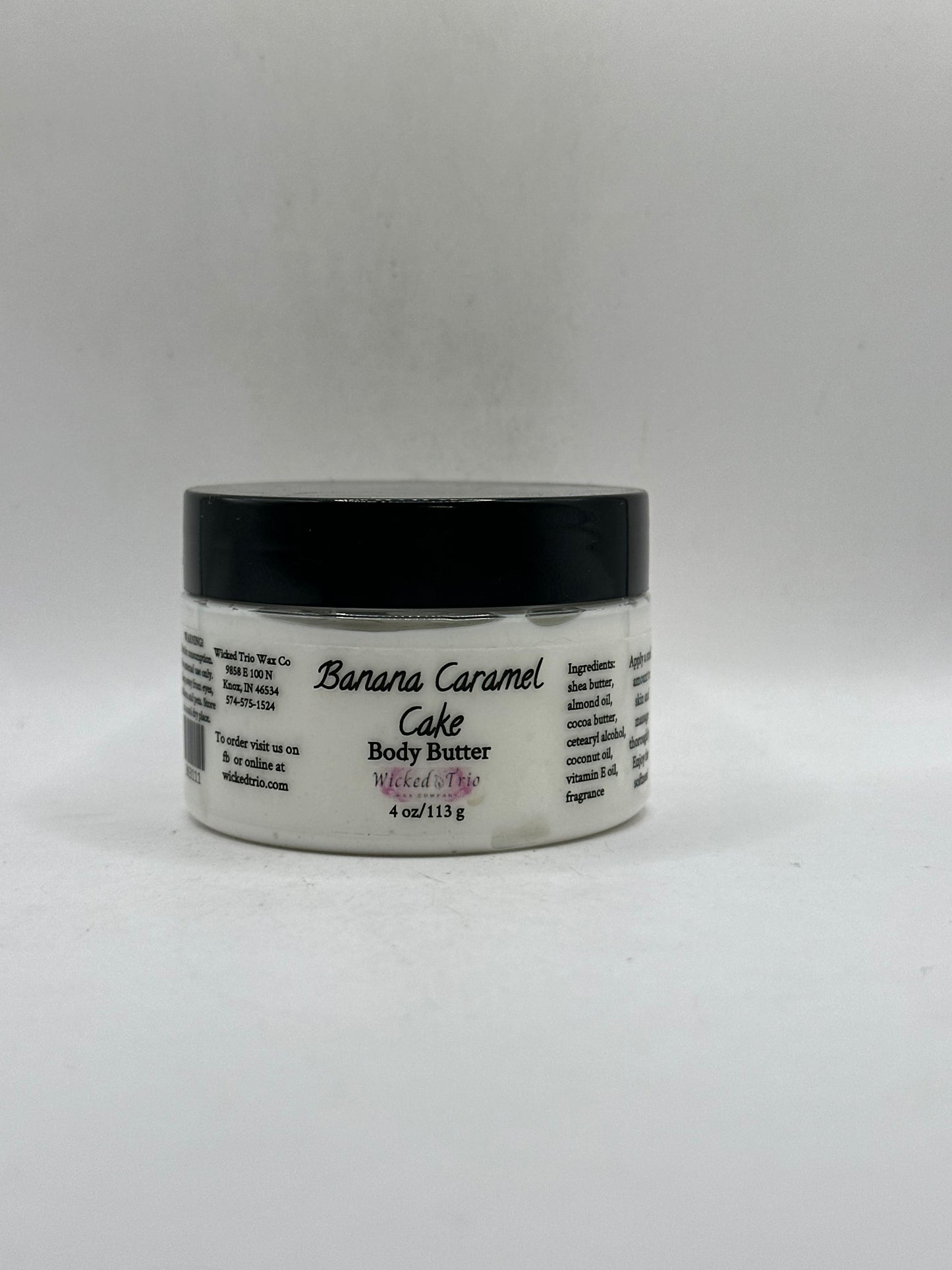 Banana Caramel Cake Body Butter