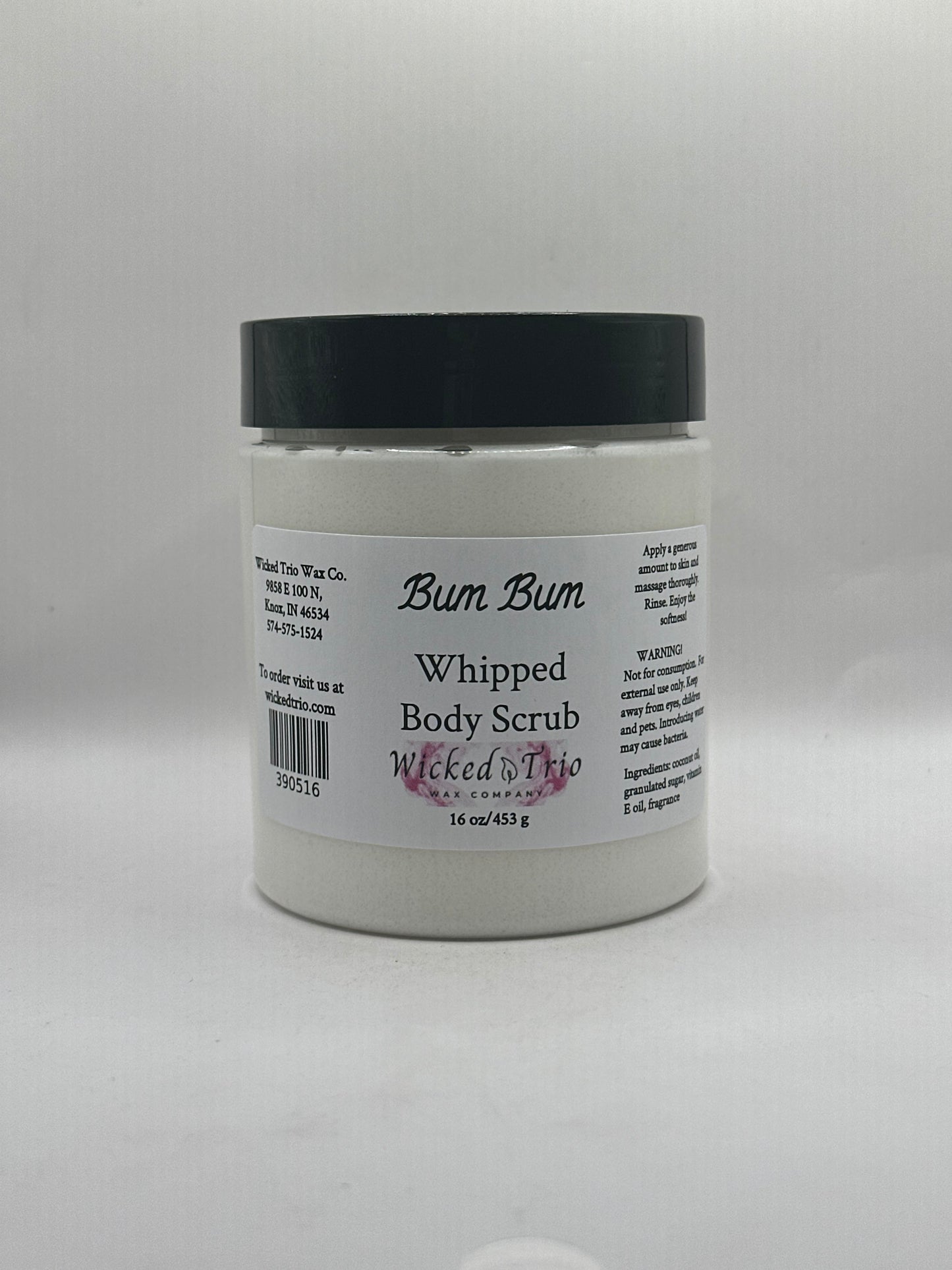 95 Brazilian Bum Bum Type Whipped Body Scrub