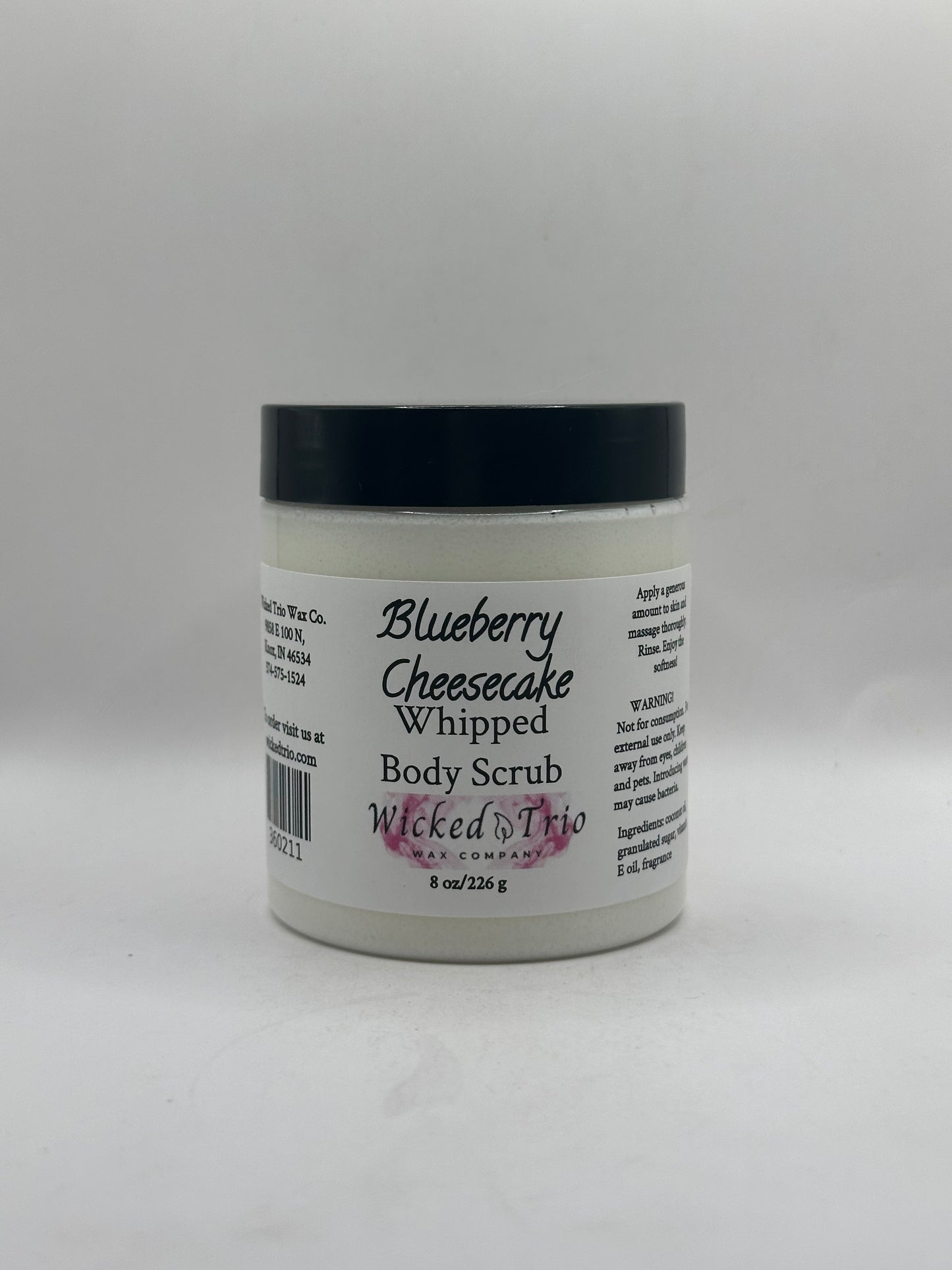 173 Blueberry Cheesecake Whipped Body Scrub