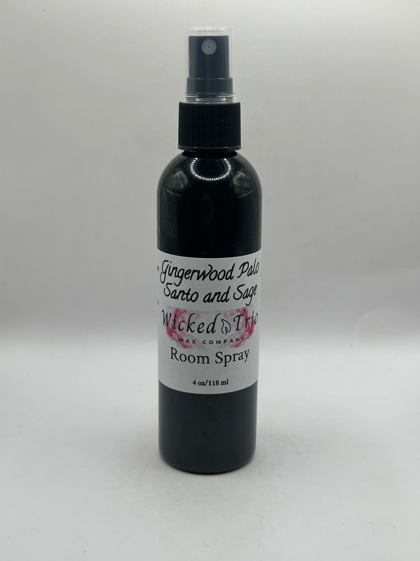 411 Ginger wood and Palo Santo and Sage Room Spray