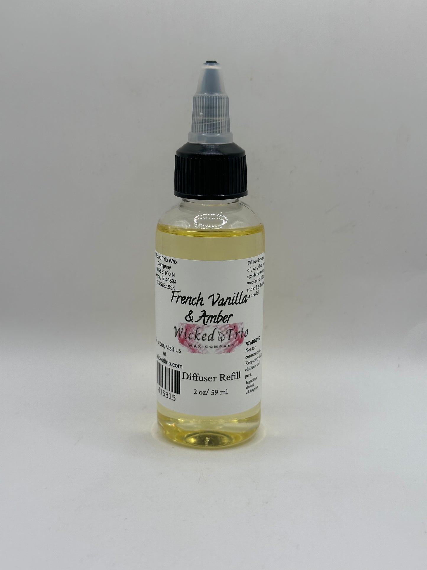 280 French Vanilla and Amber Diffuser Refill