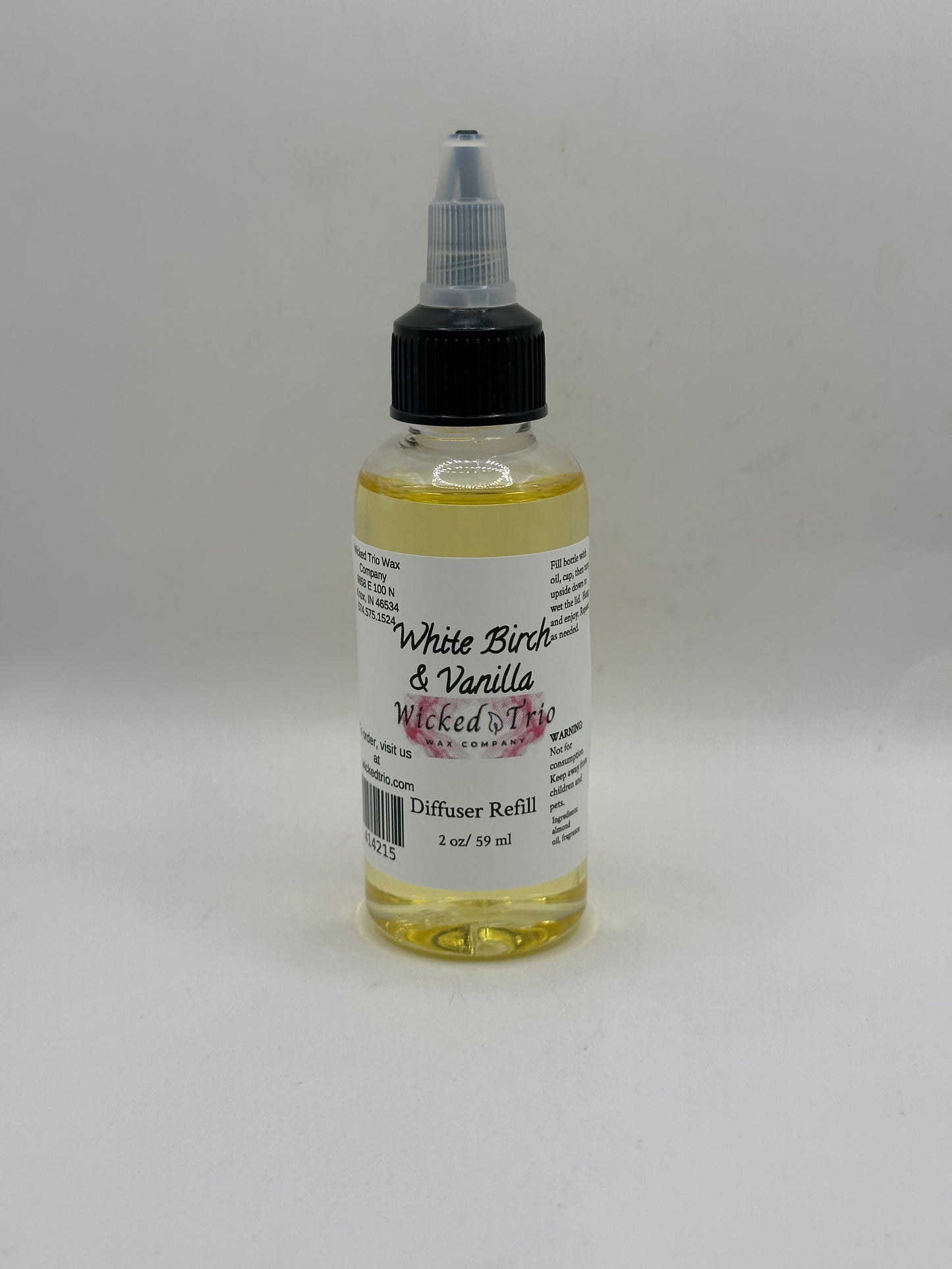 475 White Birch and Vanilla Type Diffuser Refill