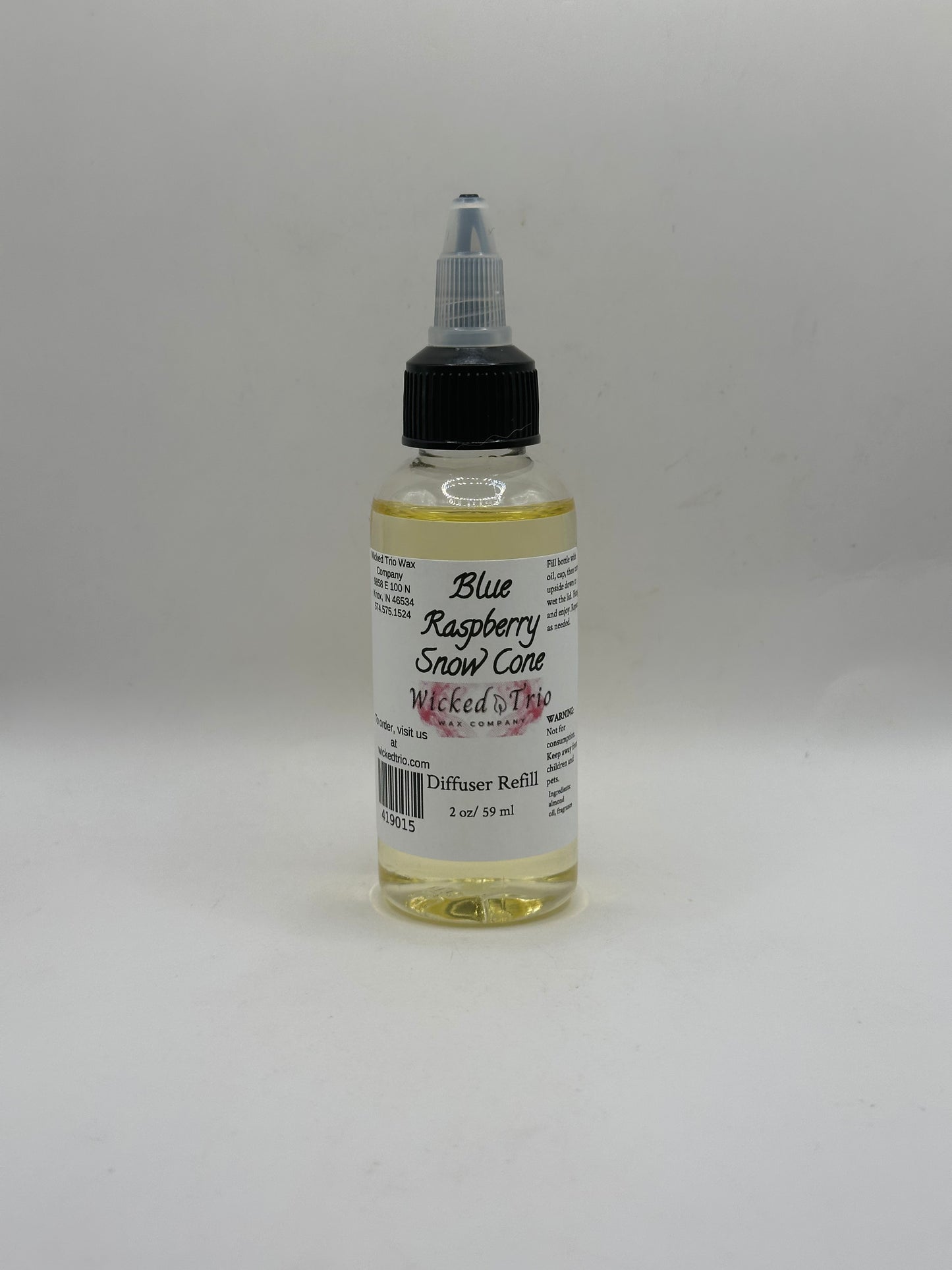 363 Blue Raspberry Snow Cone Diffuser Refill