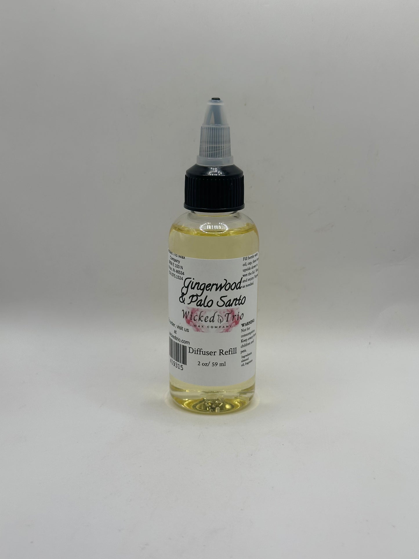 410 Ginger Wood and Palo Santo Diffuser Refill