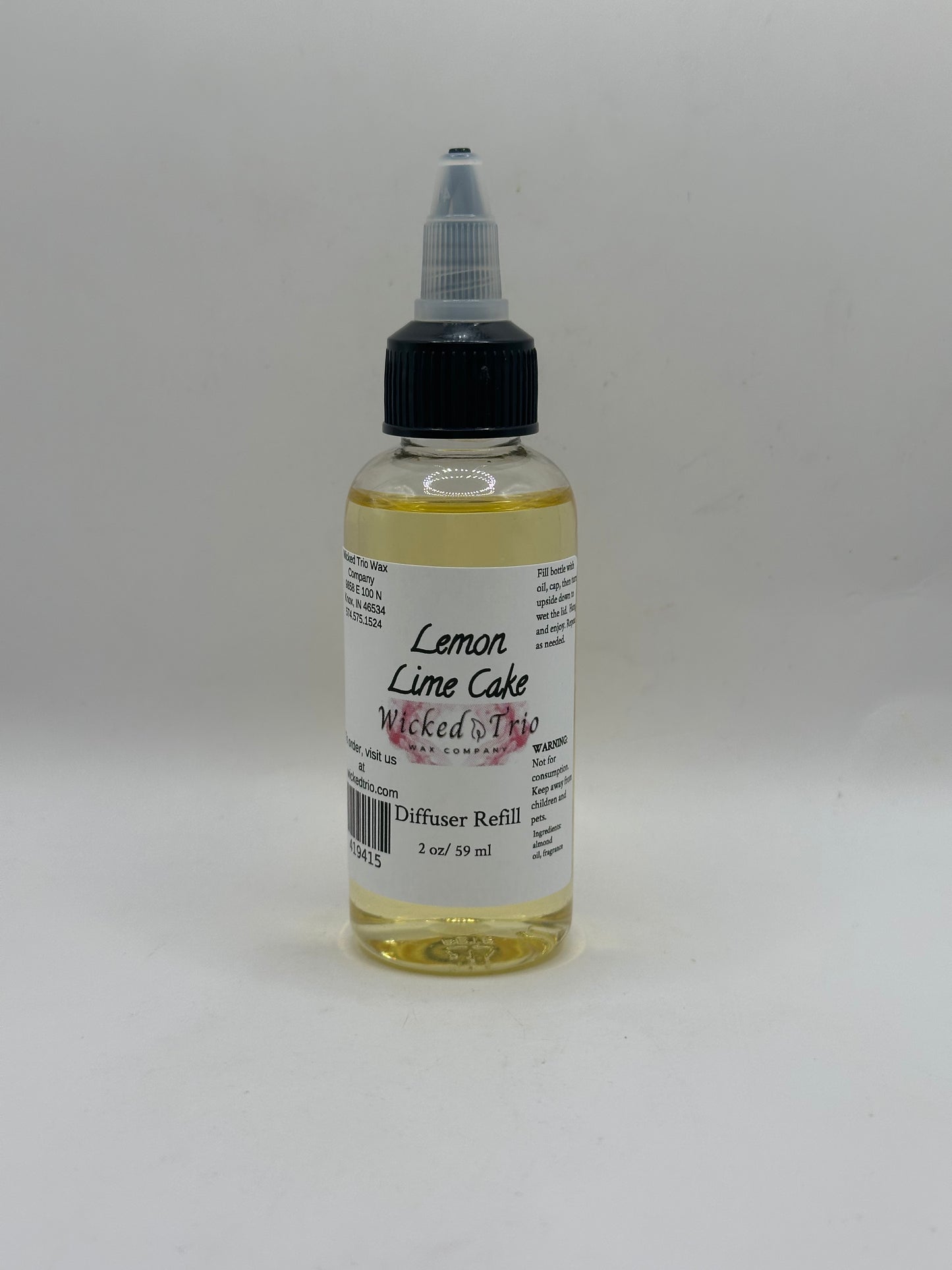 Lemon Lime Cake Diffuser Refill