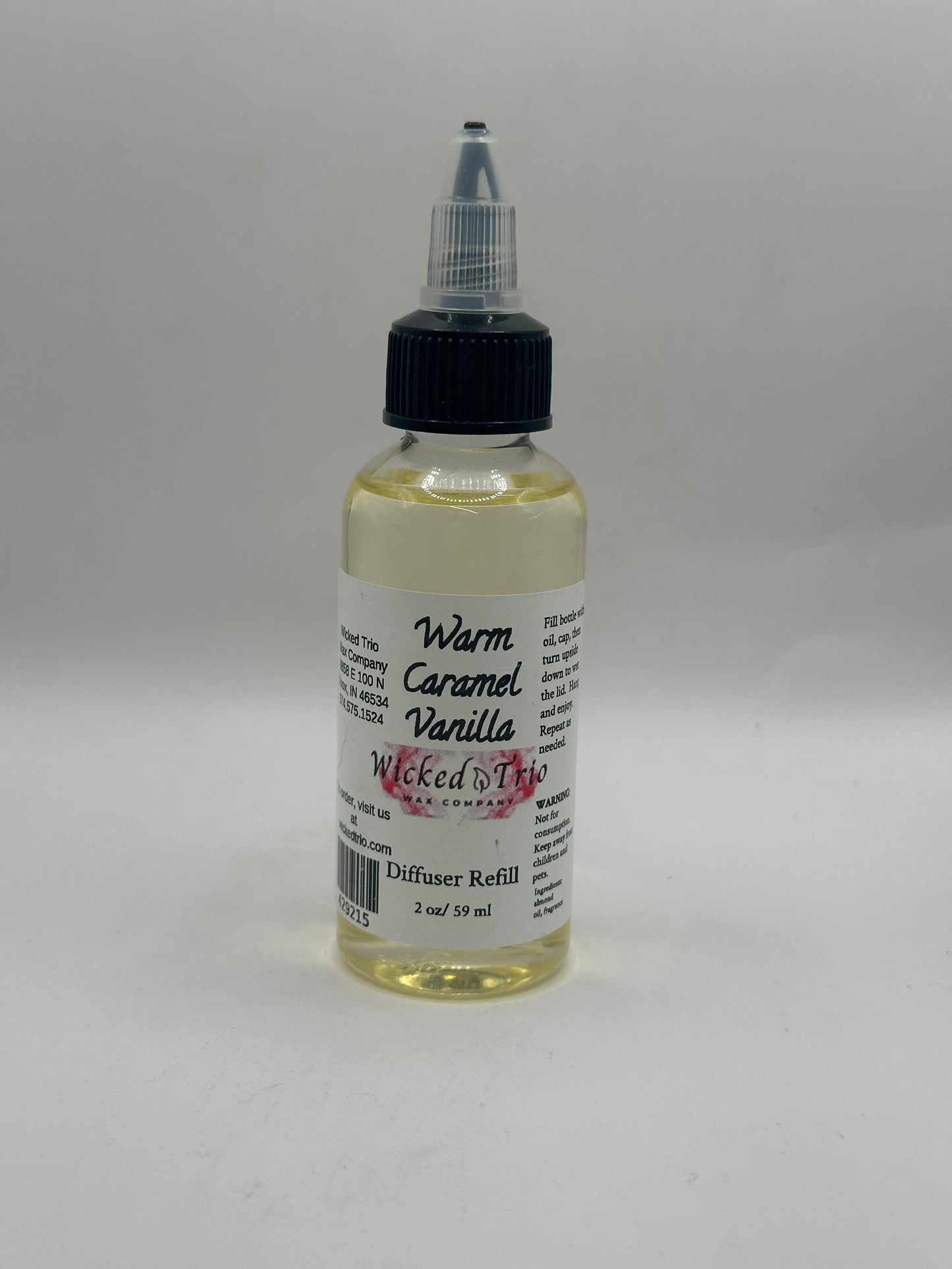 Warm Caramel Vanilla Diffuser Refill