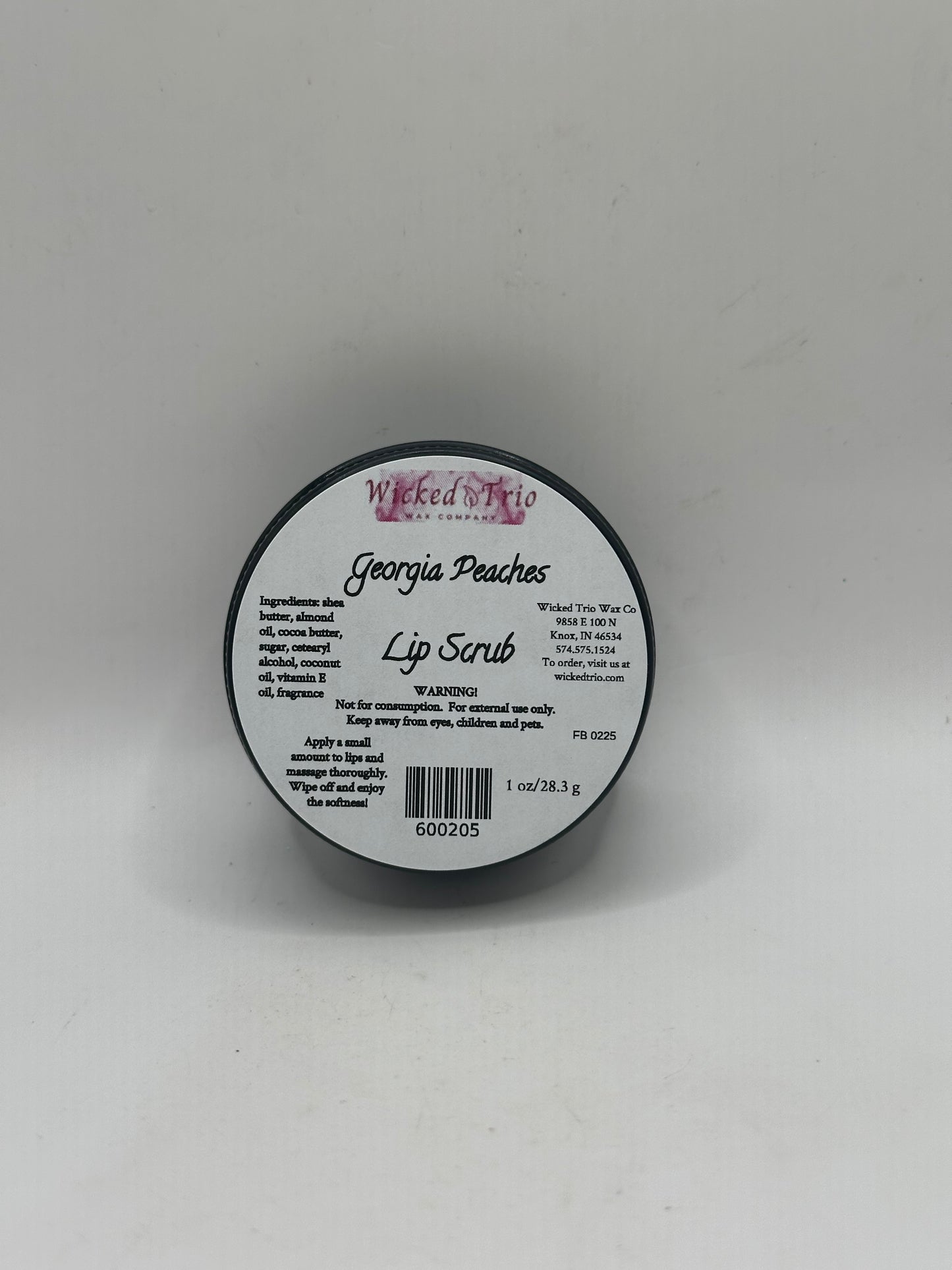 182 Georgia Peaches Lip Scrub