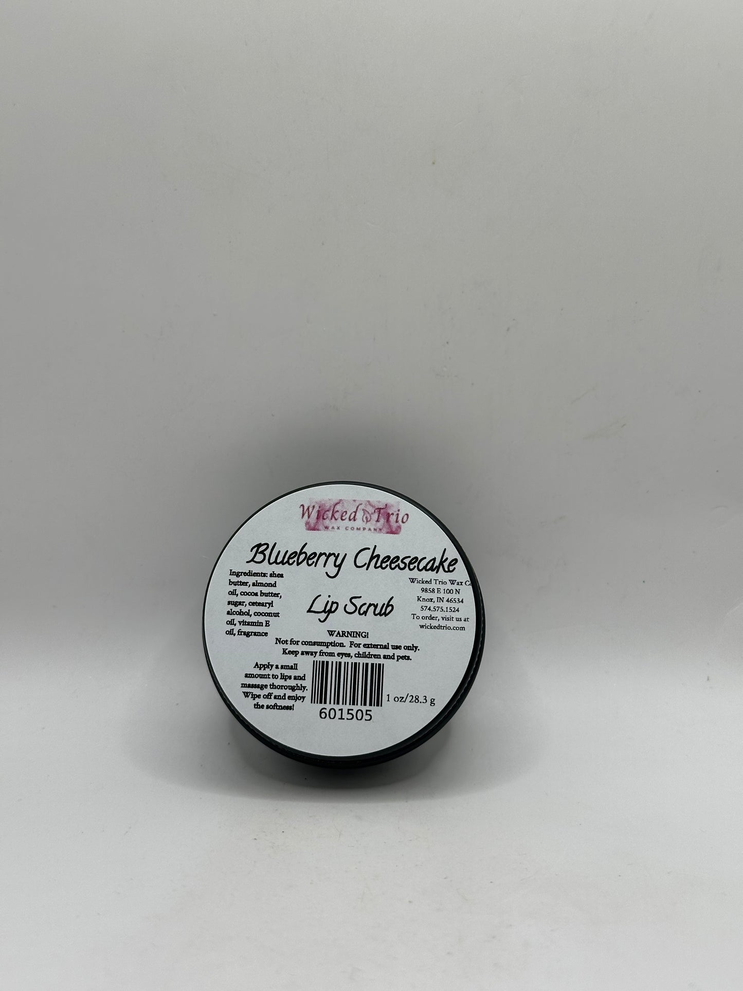 173 Blueberry Cheesecake Lip Scrub