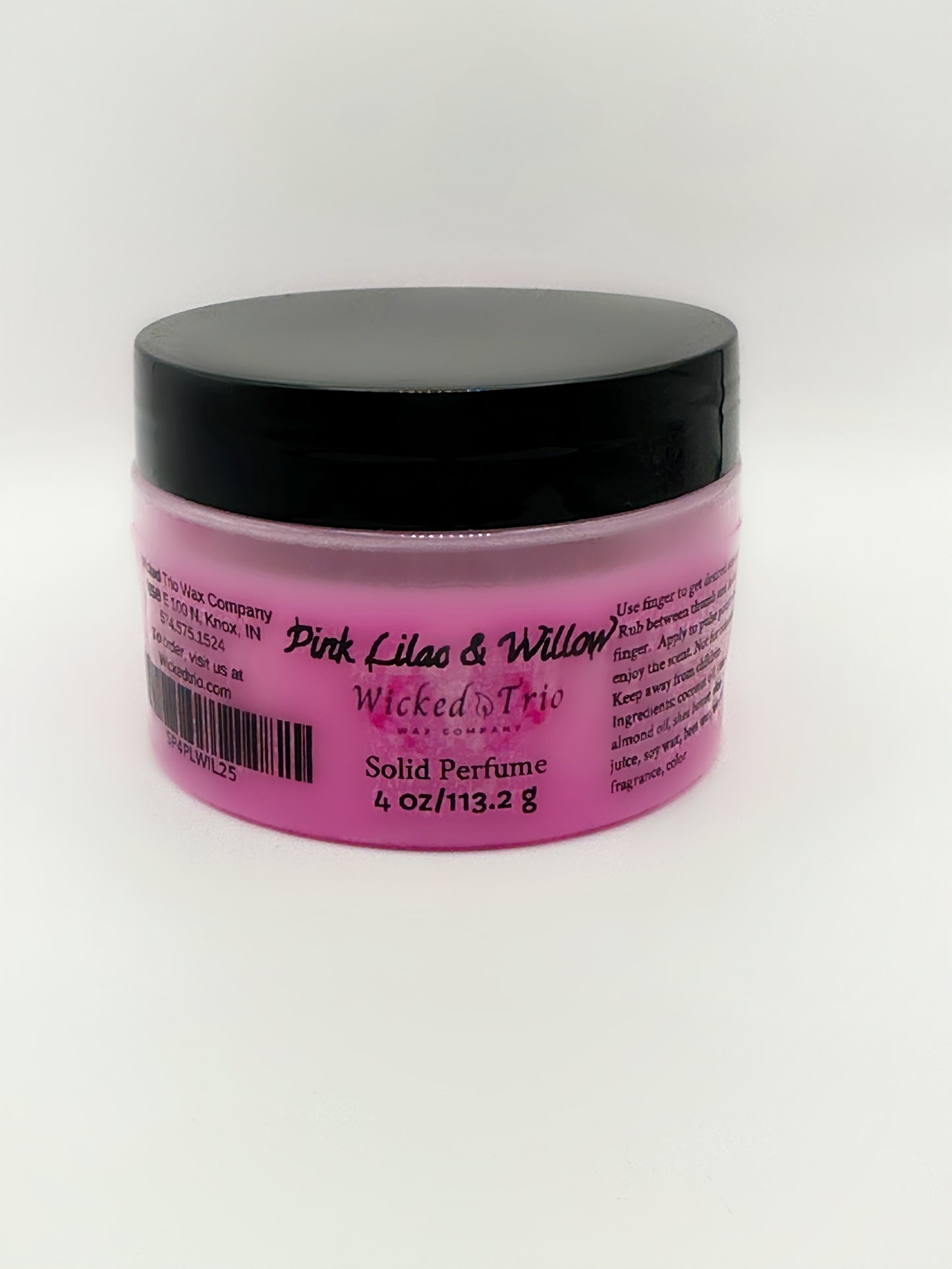 Pink Lilac and Willow Solid Perfume