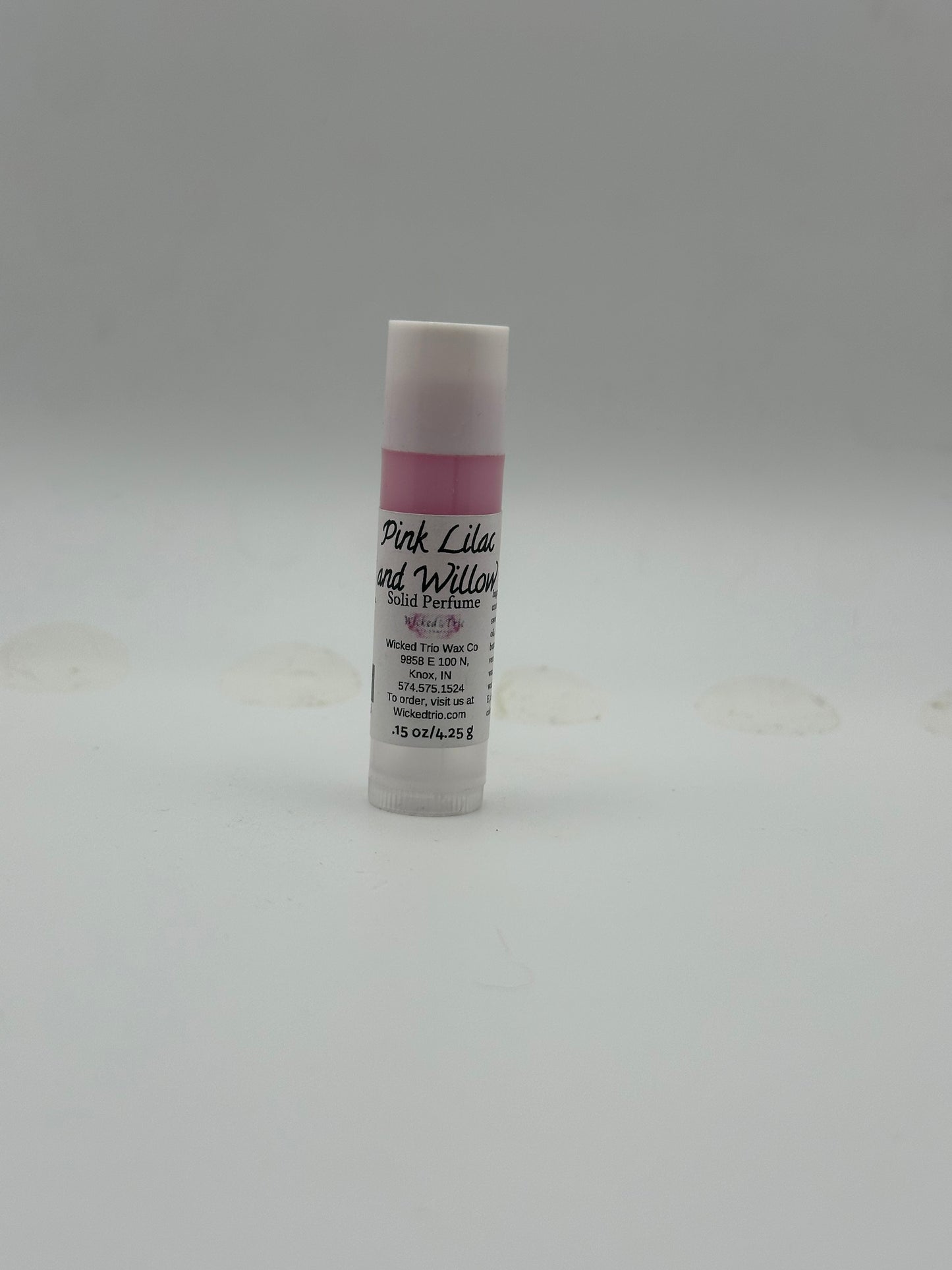 Pink Lilac and Willow Type Solid Perfume