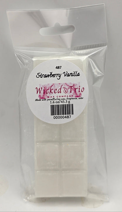 487 Strawberry Vanilla Wax Melt