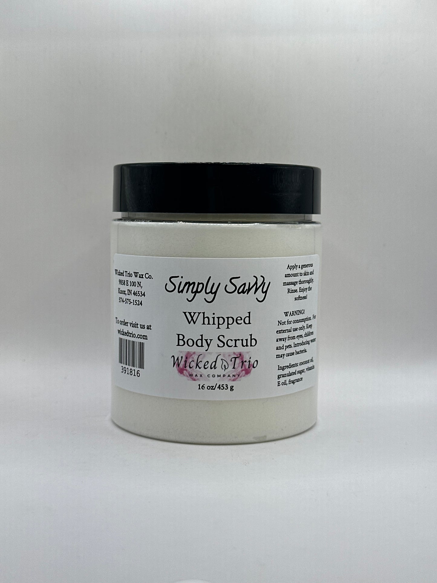 *Simply Savvy Whipped Body Scrub