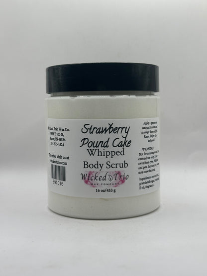 Strawberry Pound Cake Whipped Body Scrub