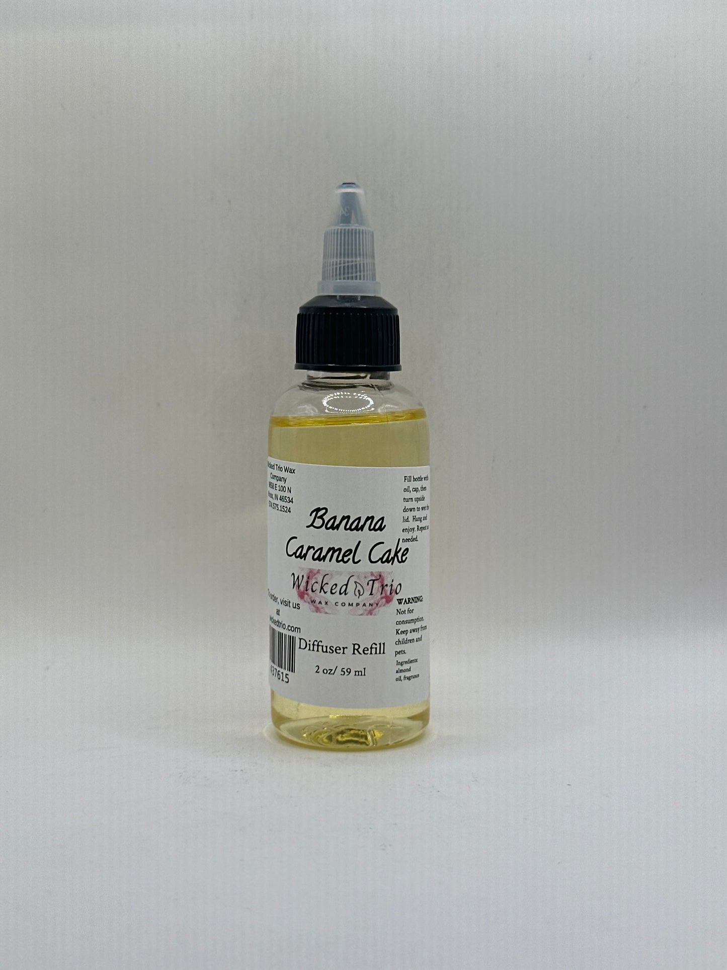 Banana Caramel Cake Diffuser Refill