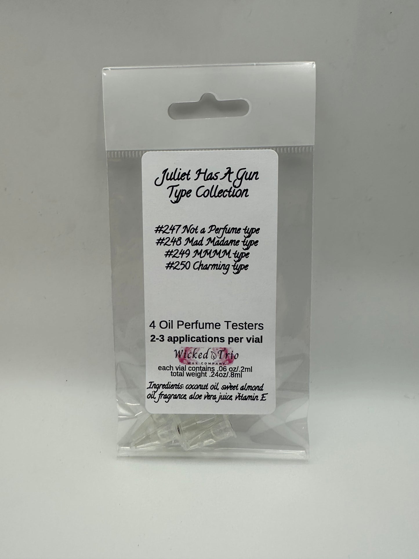 Juliet Has a Gun Type Sample Set