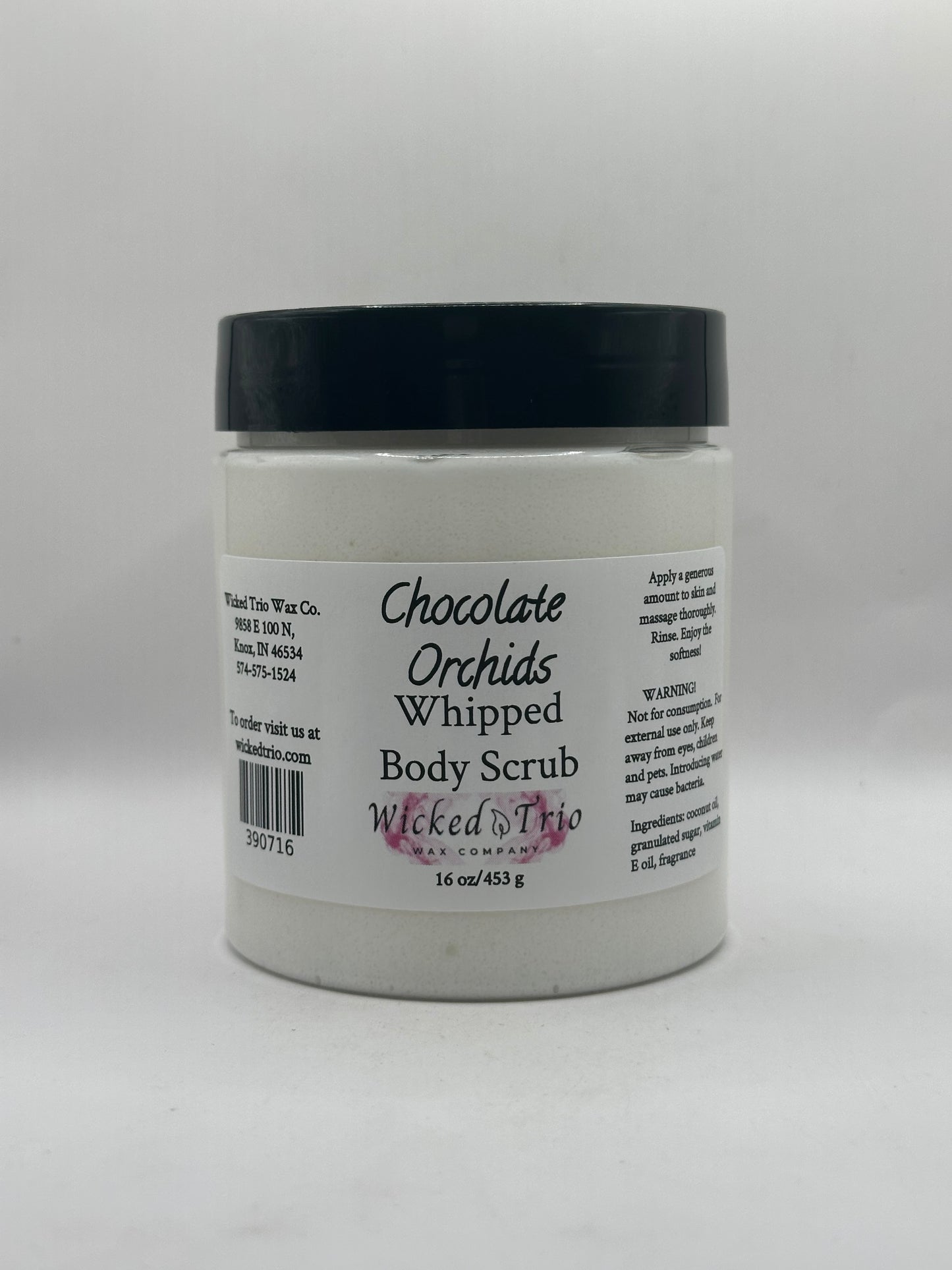 Chocolate Orchids Whipped Body Scrub
