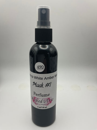 490 White Amber Musk Type Perfume or Body Butter