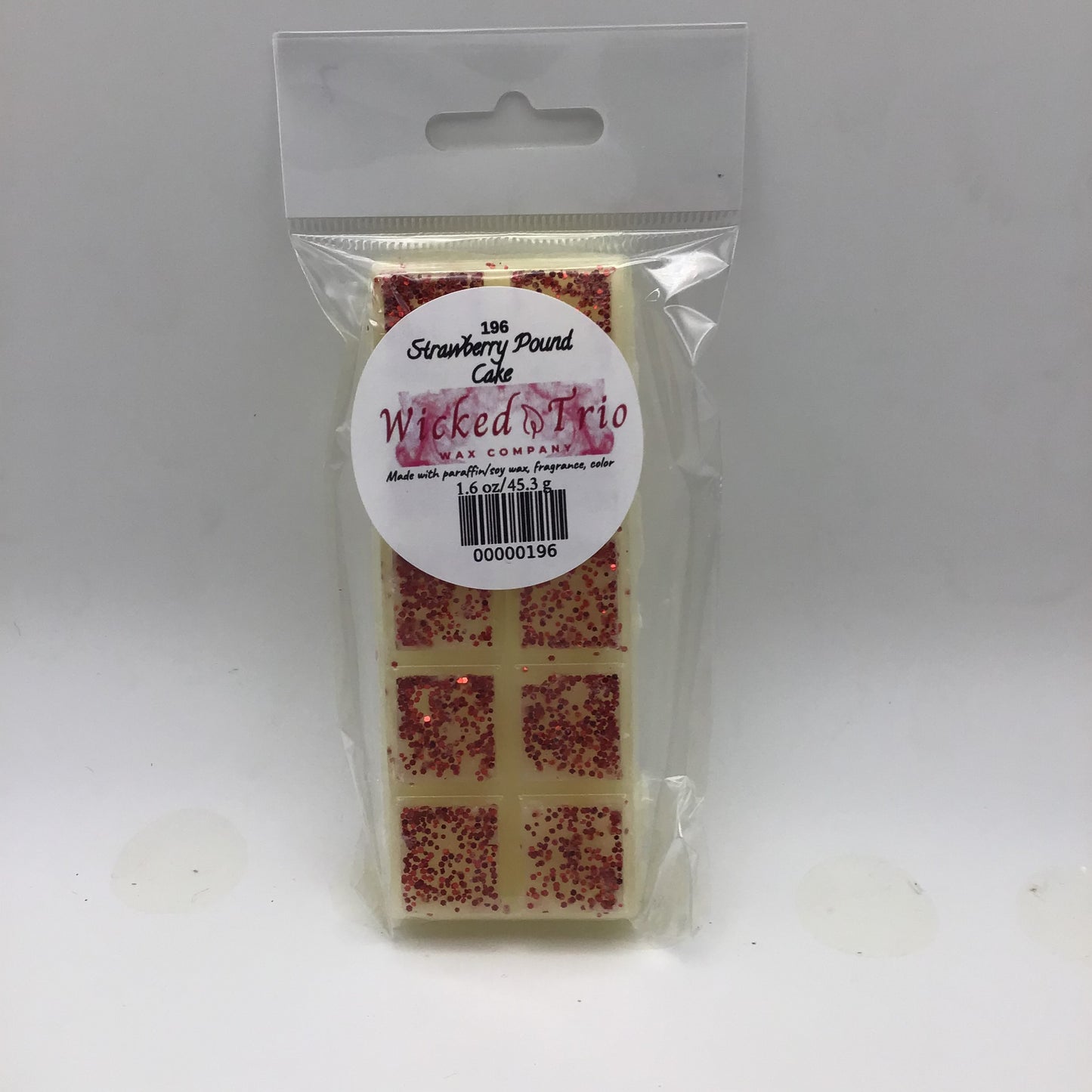 196 Strawberry Pound Cake Wax Melt
