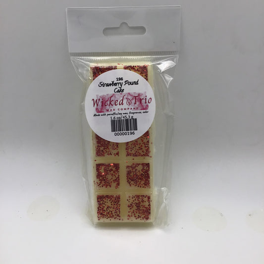 196 Strawberry Pound Cake Wax Melt