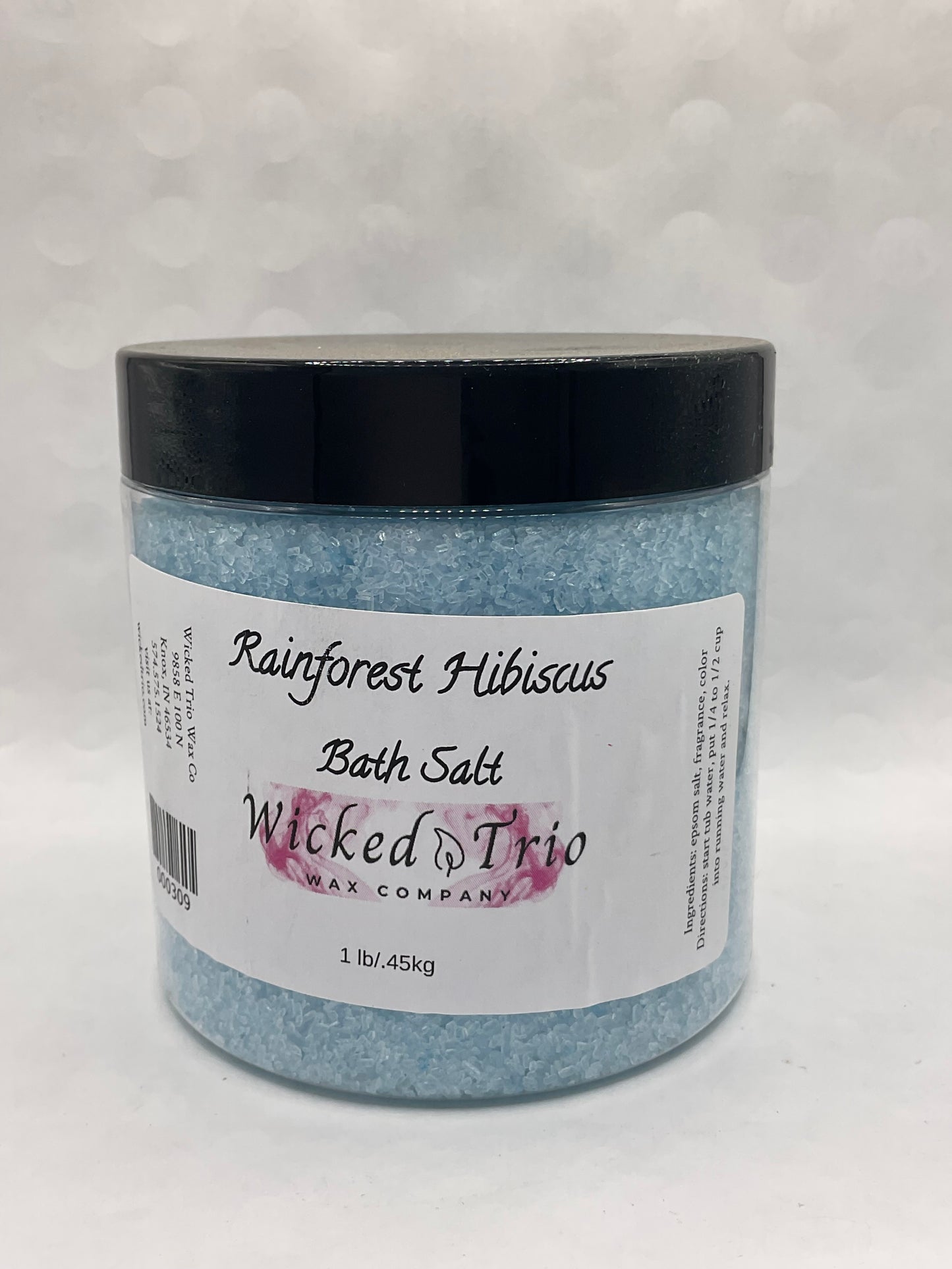 123 Rainforest Hibiscus Bath Salt