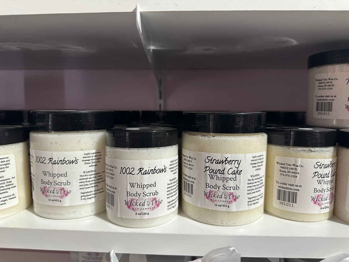 BRAZILIAN BUM BUM TYPE WHIPPED SUGAR SCRUB
