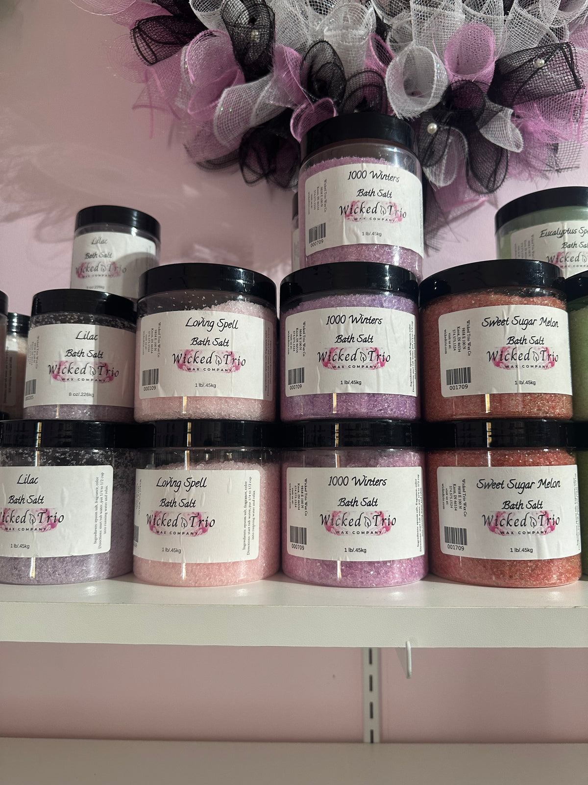 BEDTIME BATH AND LAVENDER CHAMOMILE BATH SALT