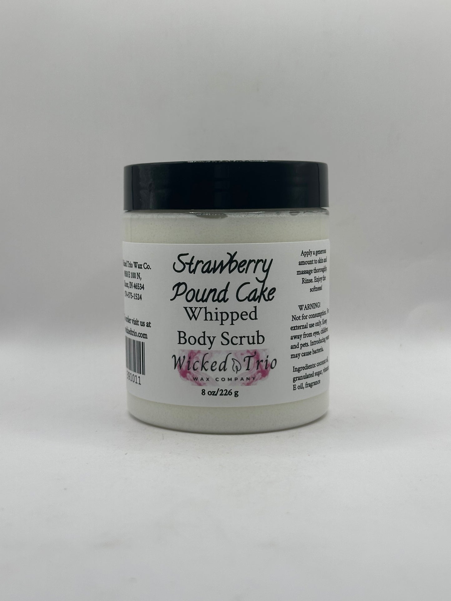 Strawberry Pound Cake Whipped Body Scrub