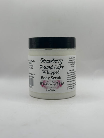 Strawberry Pound Cake Whipped Body Scrub
