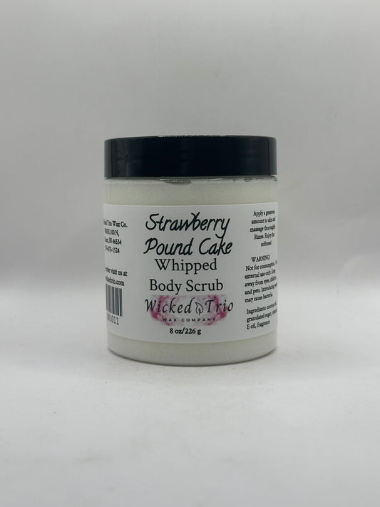 Strawberry Pound Cake Whipped Body Scrub