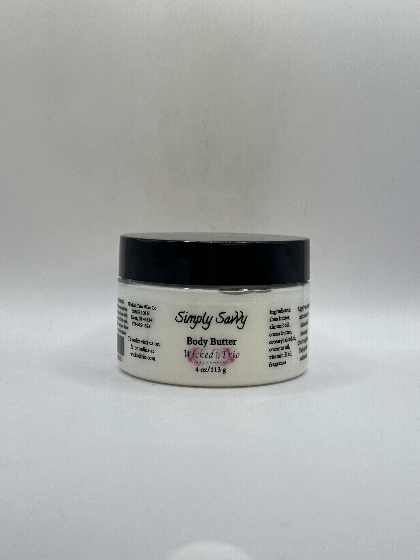 *Simply Savvy Body Butter