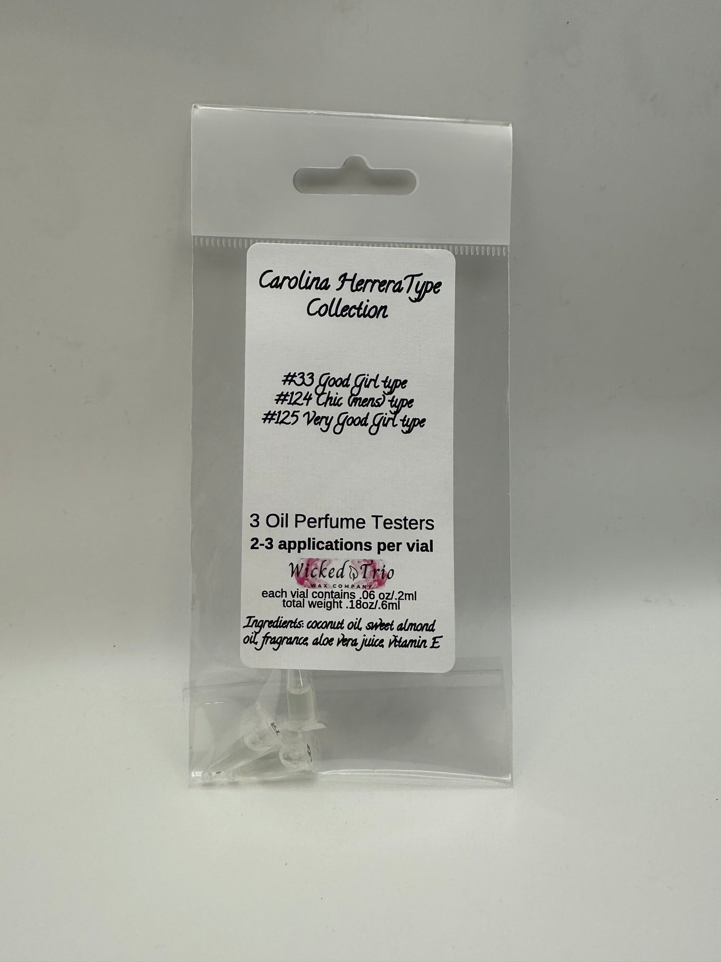 Carolina Herrera Type Sample Set