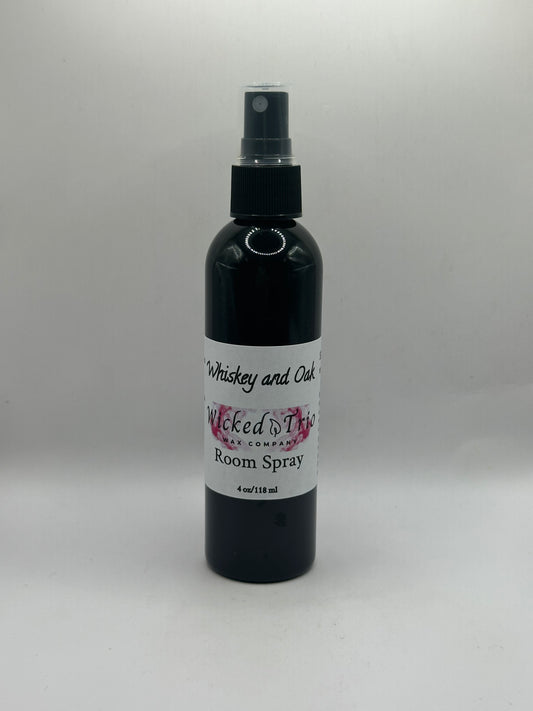 Whiskey and Oak Room Spray