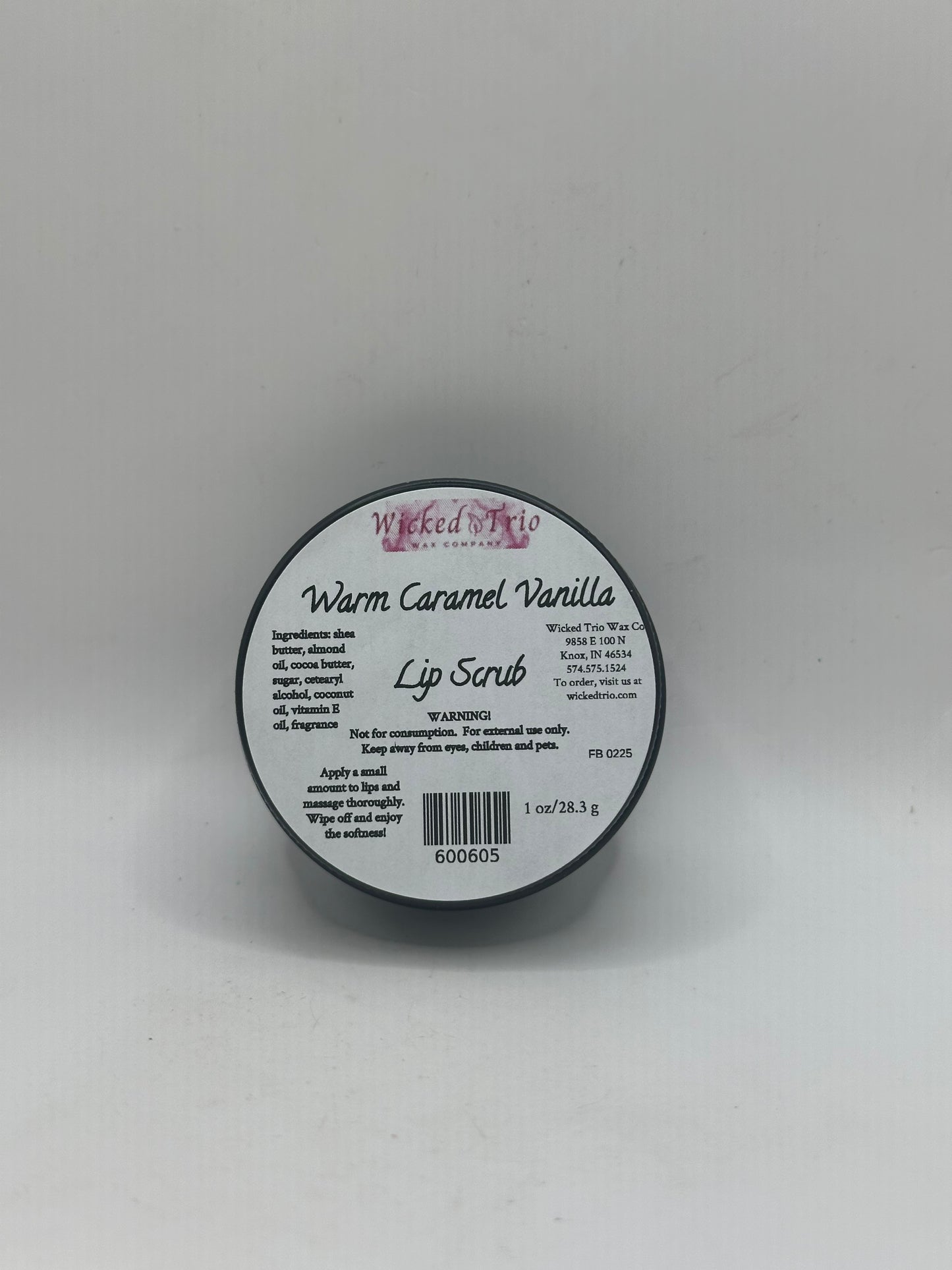 Warm Caramel Vanilla Lip Scrub