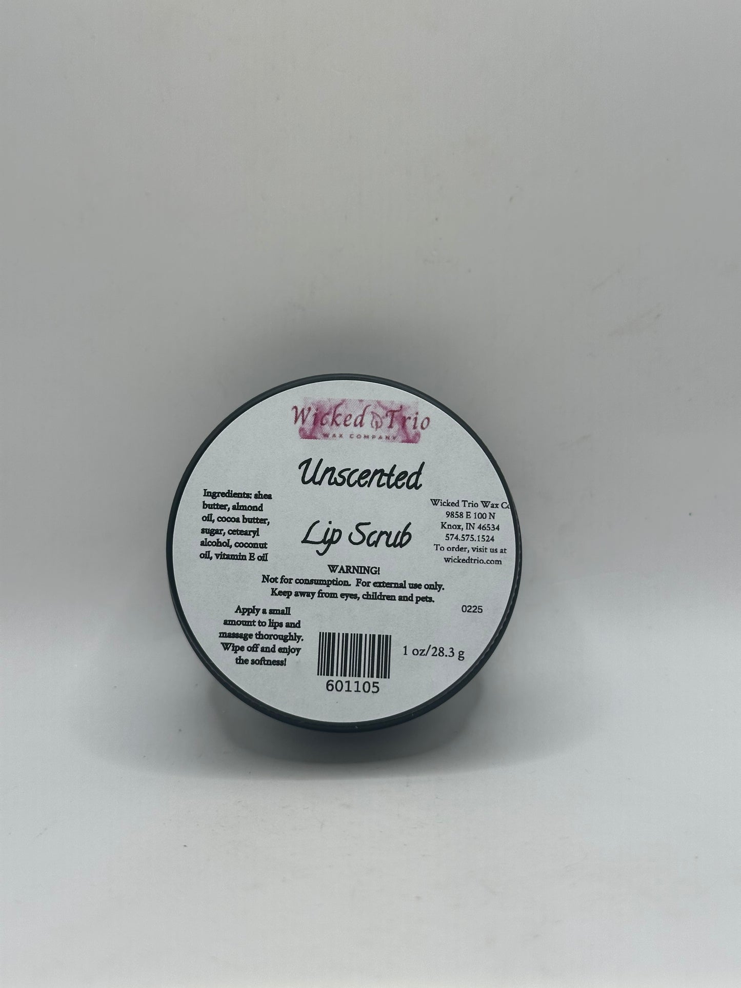Unscented Lip Scrub