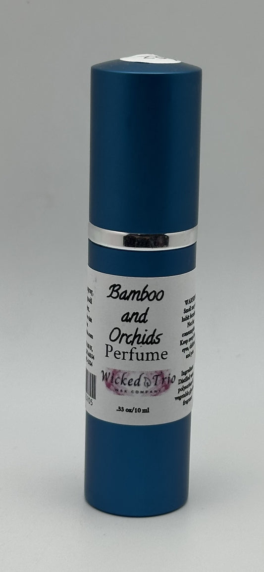 #167 BAMBOO AND ORCHIDS