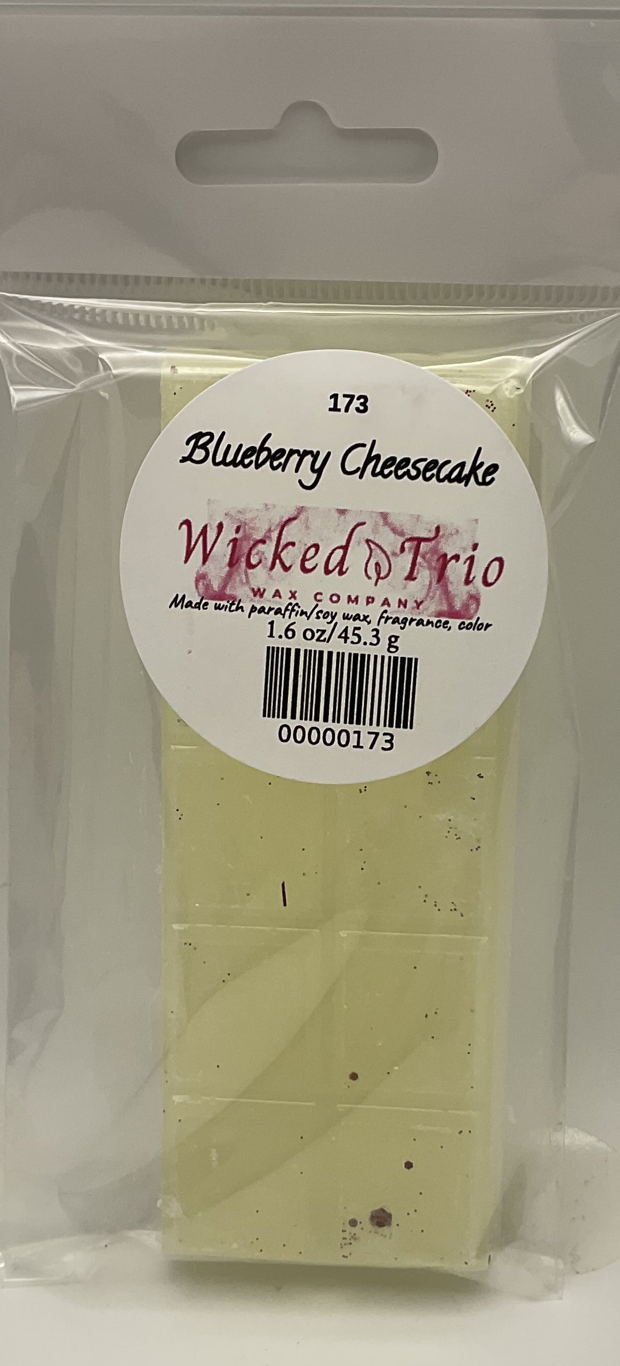 173 Blueberry Cheesecake Wax Melt