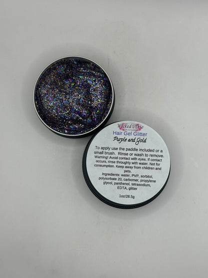 Glitter Hair Gel