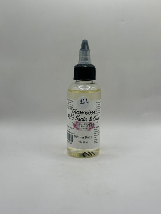 Gingerwood Palo Santo and Sage Diffuser Oil 411