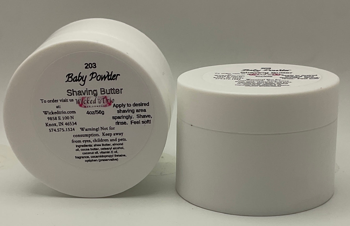 203 Baby Powder Shaving Butter