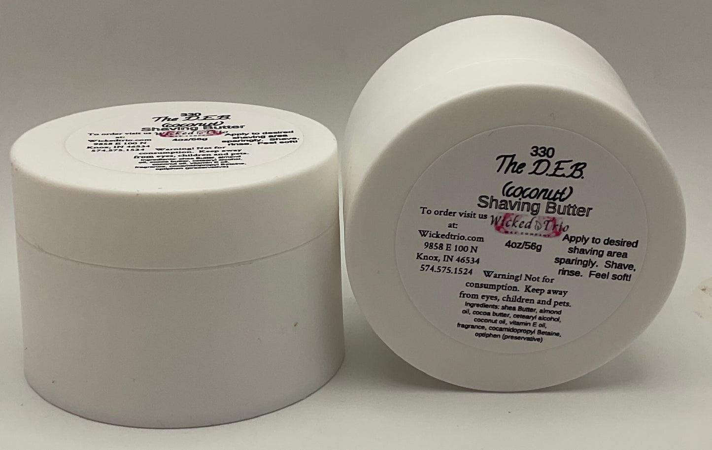 330 The D.E.B. (coconut) Shaving Butter