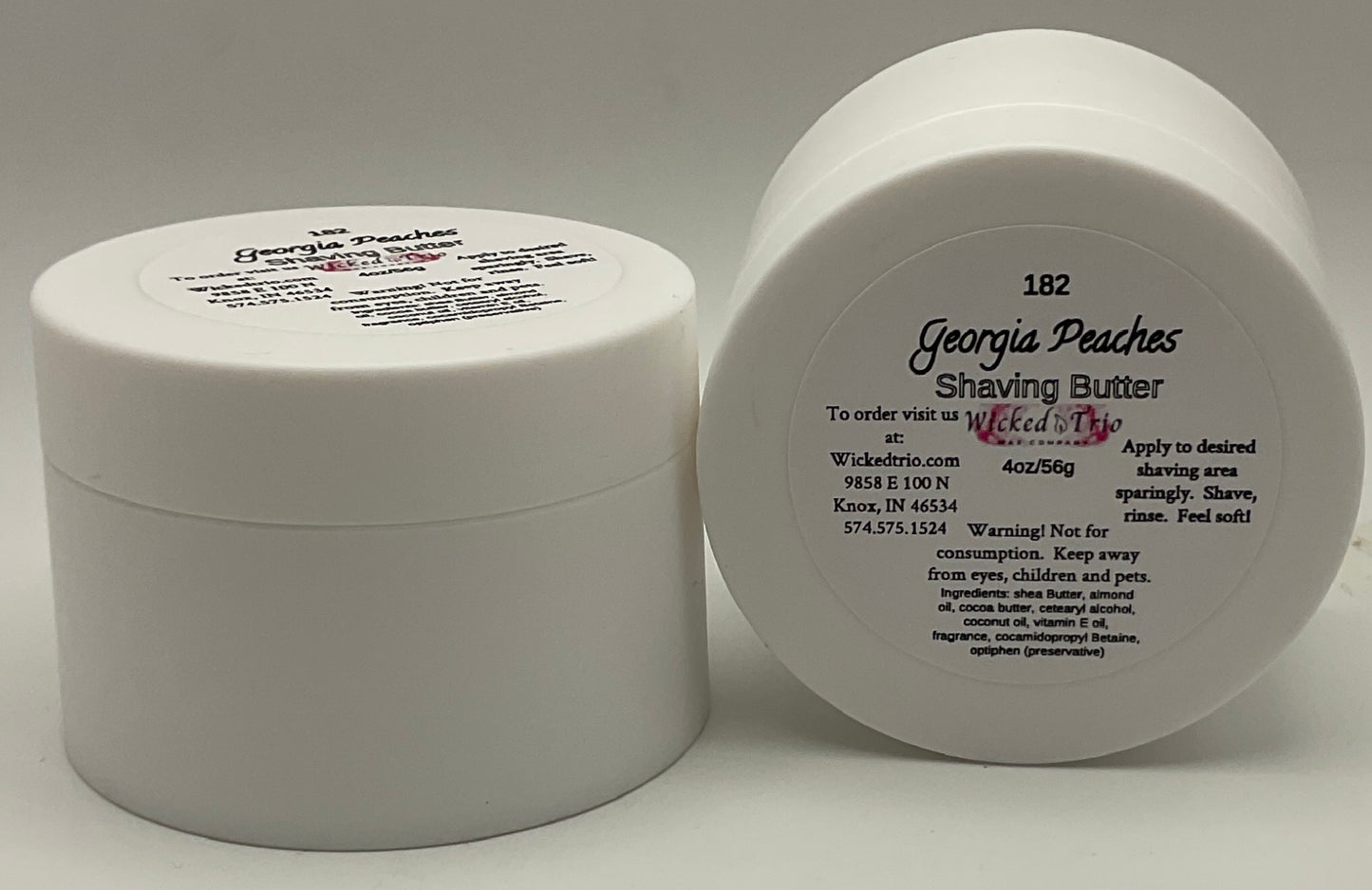 182 Georgia Peaches Shaving Butter